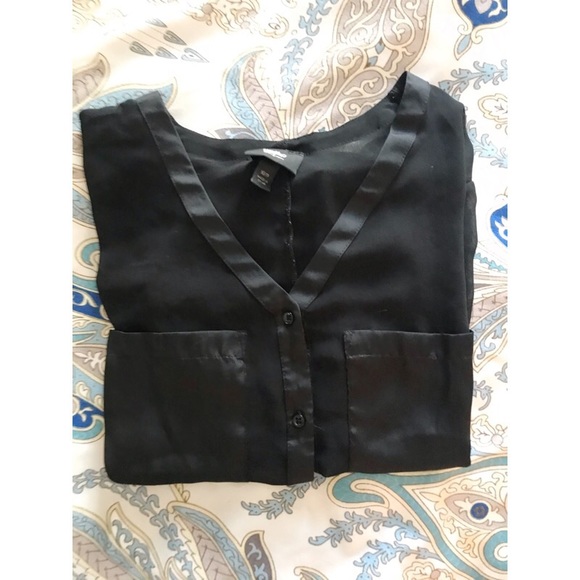 Sheer Black Crop Top ▪️ - Picture 4 of 4